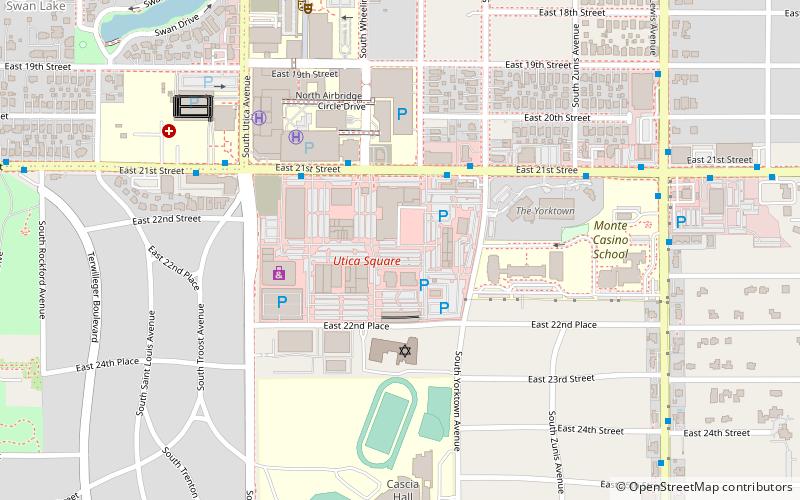 Utica Square location map