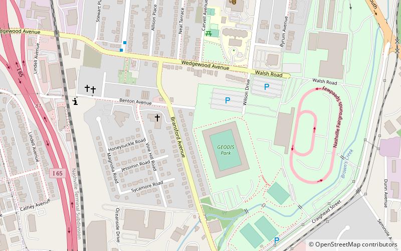 the fairgrounds nashville location map