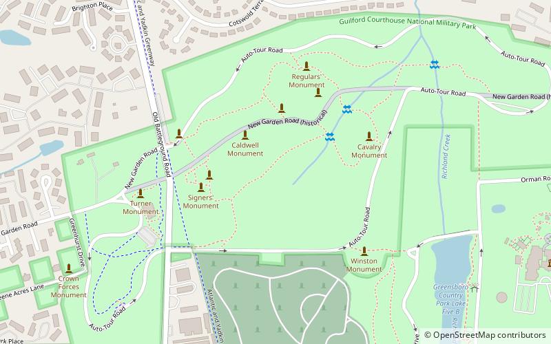 Guilford Courthouse National Military Park location map