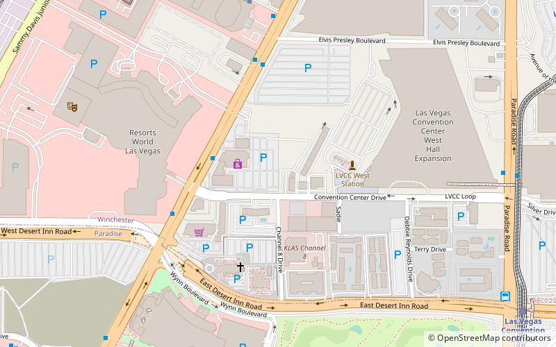 Vegas Indoor Skydiving location map
