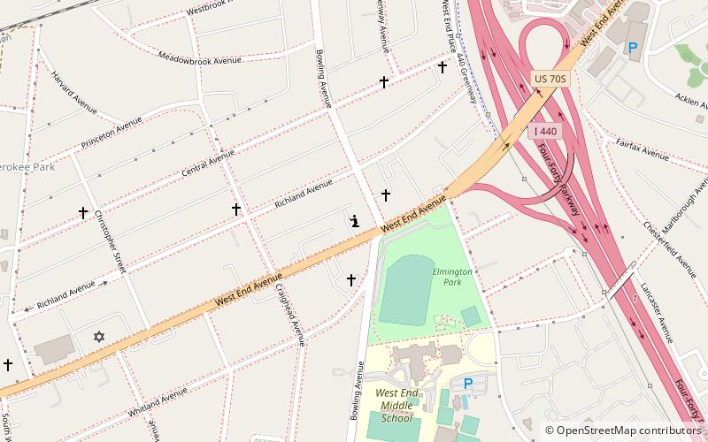 sherith israel nashville location map