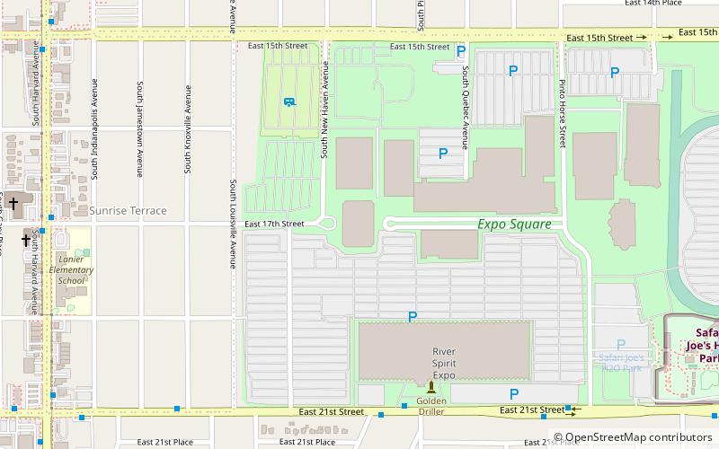 Expo Square Pavilion location map