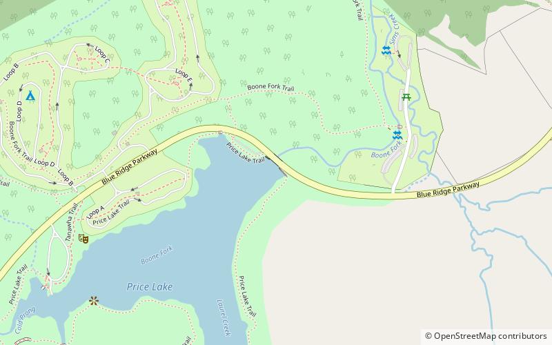 Julian Price Memorial Park location map
