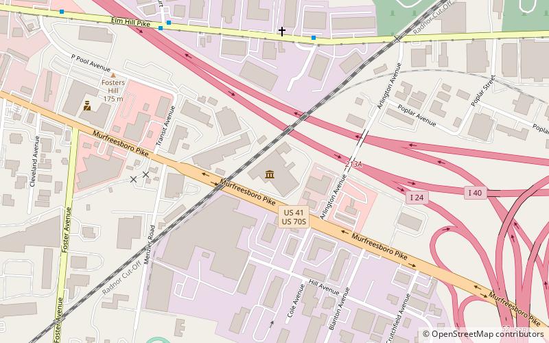 Lane Motor Museum location map