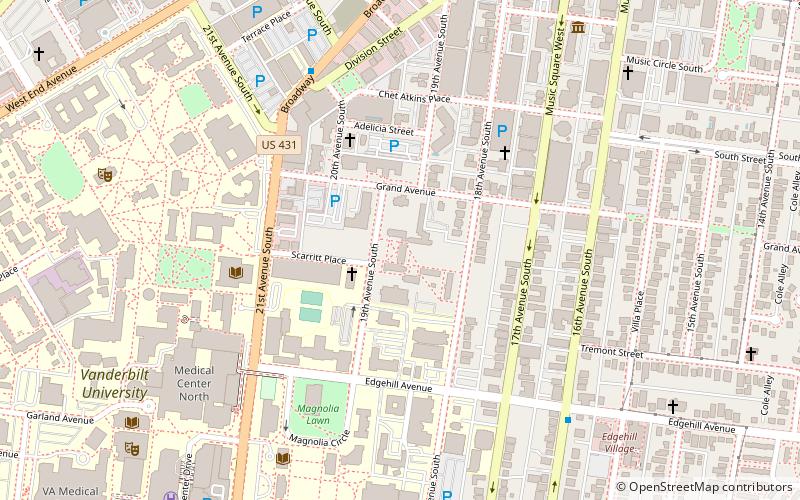 Scarritt-Bennett Center location map