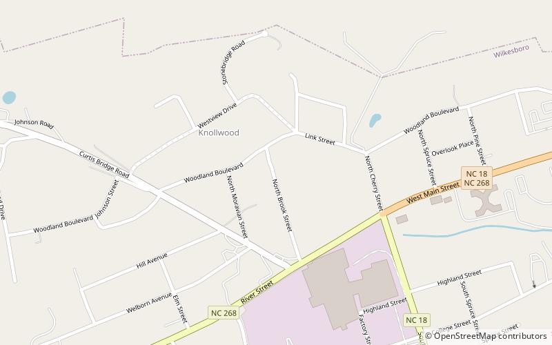 j l hemphill house wilkesboro location map