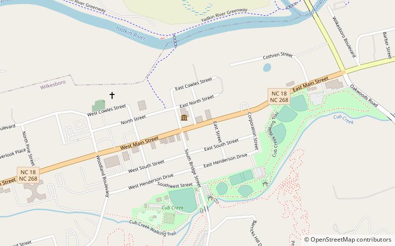 Wilkesboro-Smithey Hotel location map