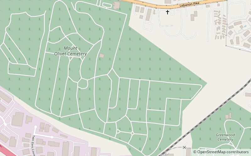 Cimetière Mount Olivet location map