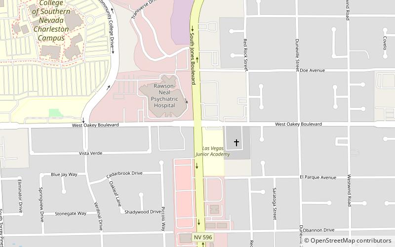 Jones Boulevard location map