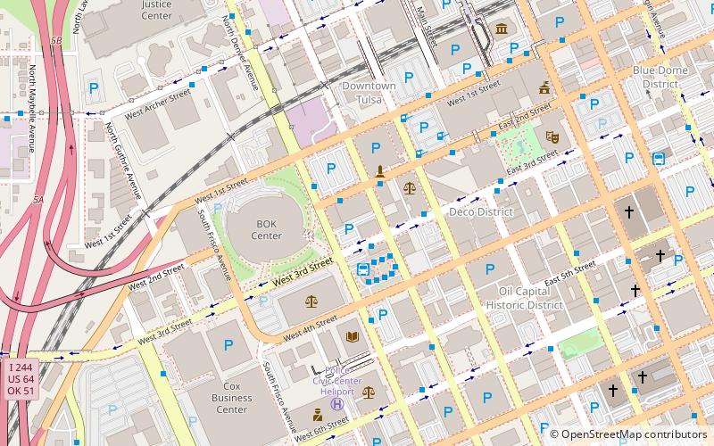 The Westin at Tulsa Garden Square location map