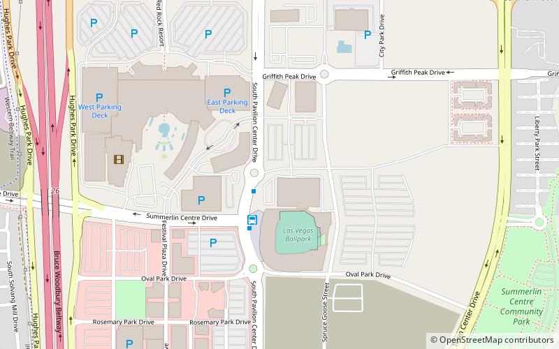 Red Rock Resort Spa and Casino location map