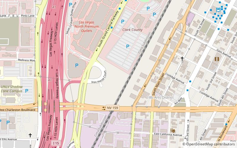 Sandhurst Las Vegas location map