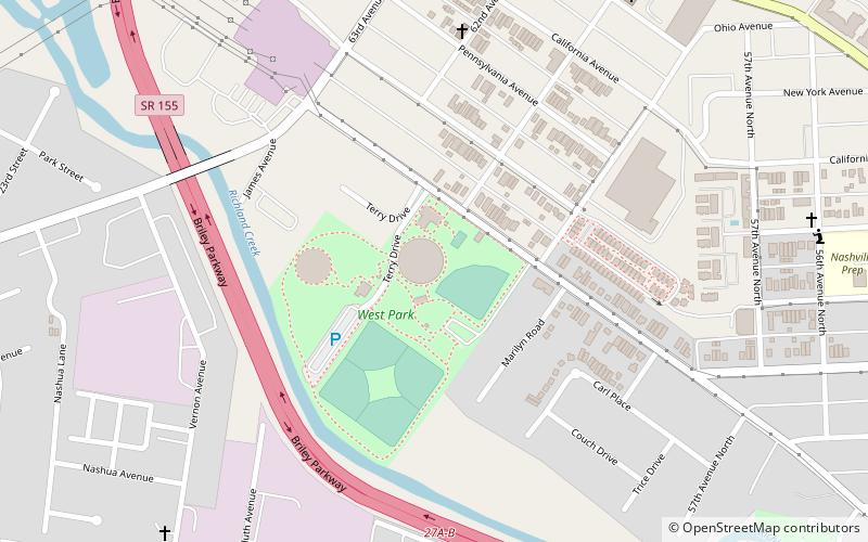 West Park Community Center location map