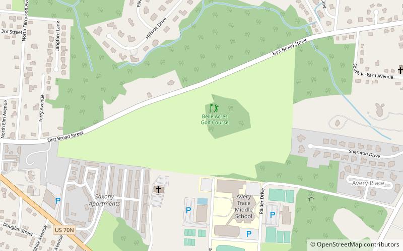 Belle Acres Golf Course location map