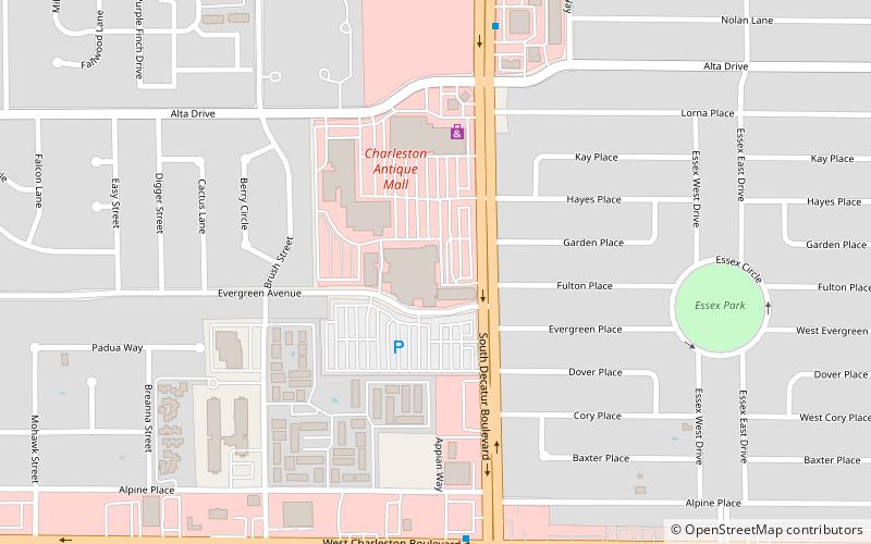 Arizona Charlie's Decatur location map