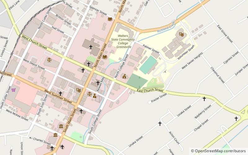 Greeneville Light & Power System location map