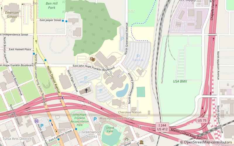 Oklahoma State University–Tulsa location map