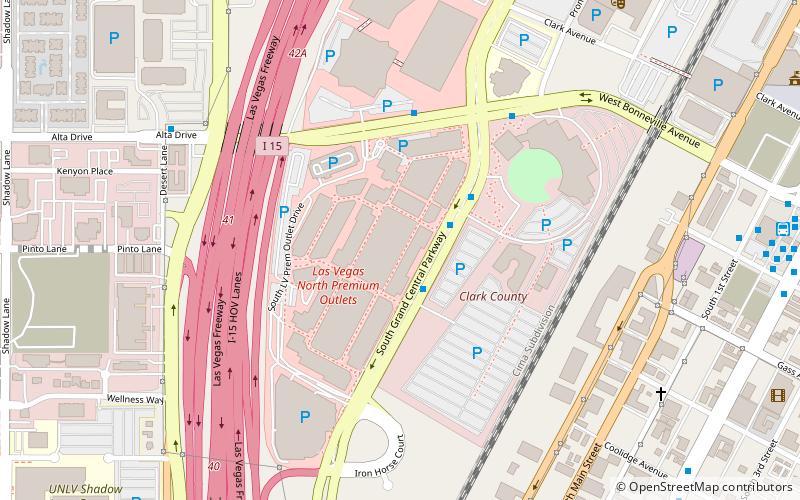 Las Vegas Premium Outlets North location map
