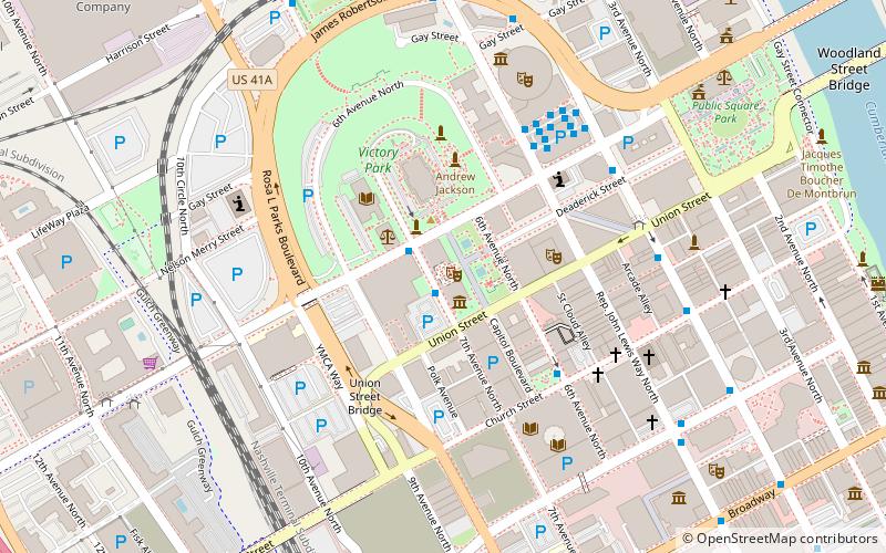 War Memorial Auditorium location map