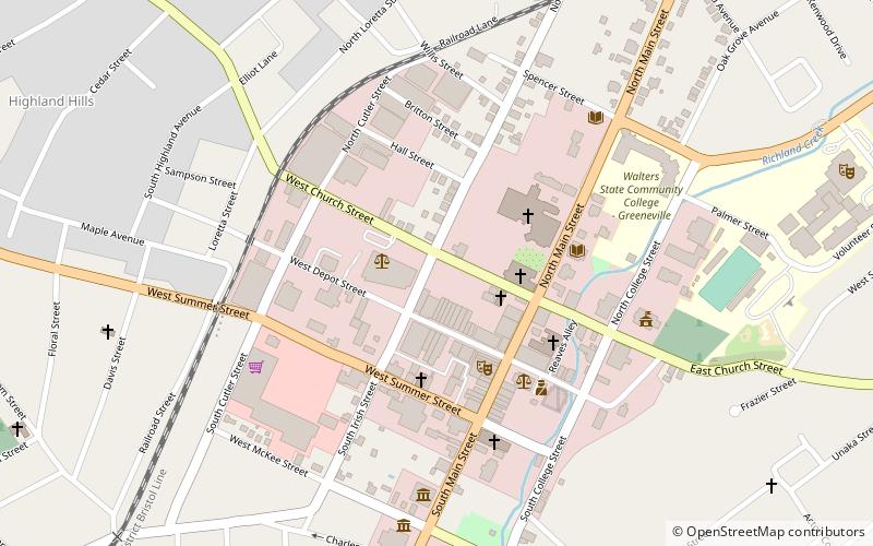 Dickson Williams Mansion location map