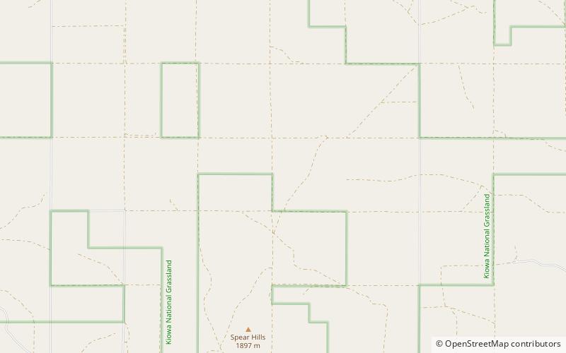 Kiowa National Grassland location map