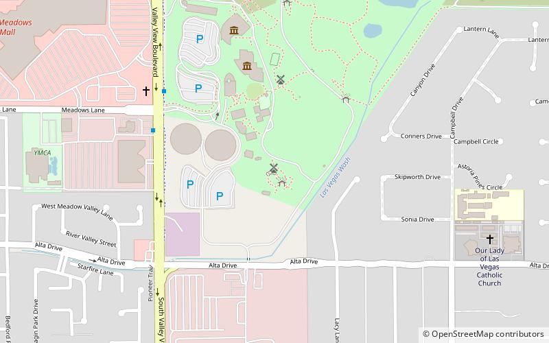Springs Preserve location map