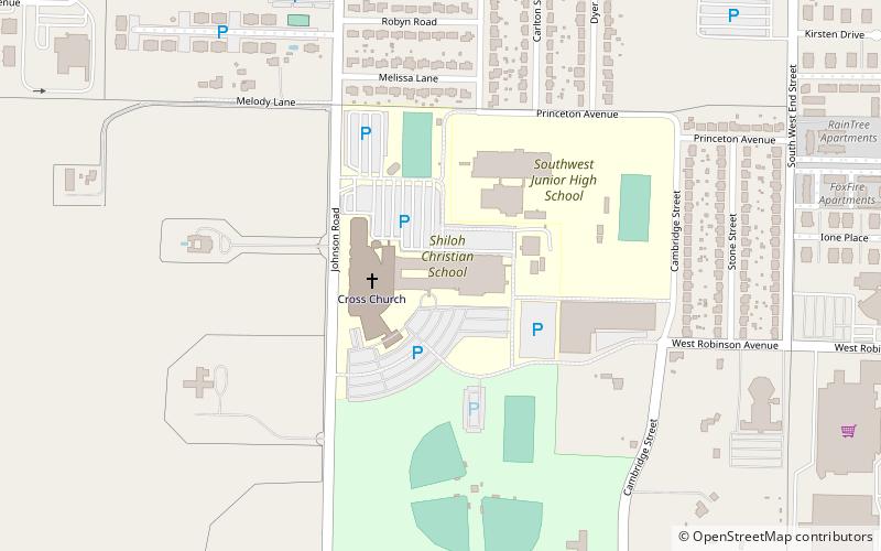 first baptist church of springdale location map