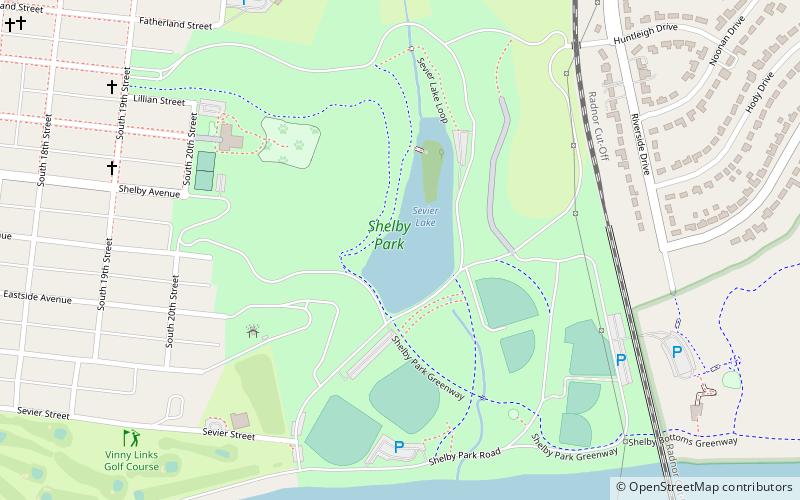 Shelby Park location map