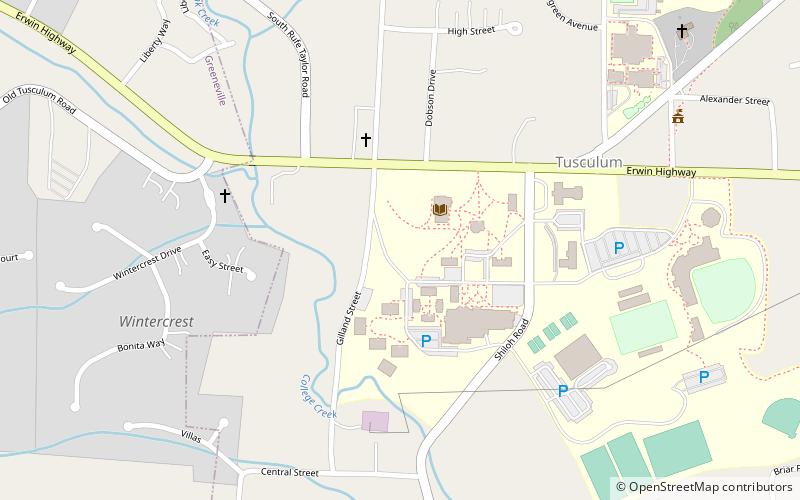 president andrew johnson museum and library greeneville location map