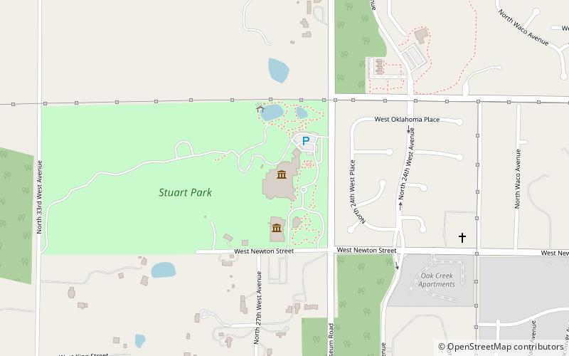 Gilcrease Museum location map