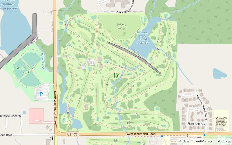 Lakeside Golf Course location map