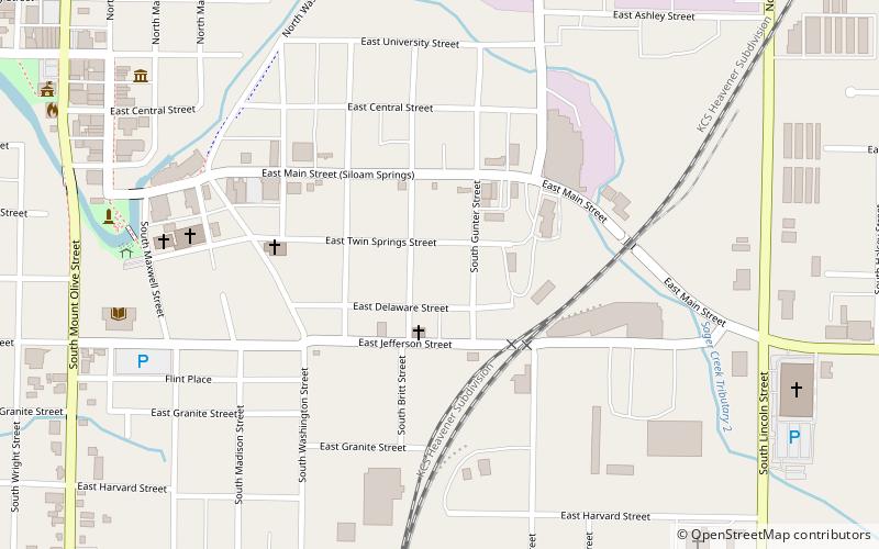 Thurmond House location map