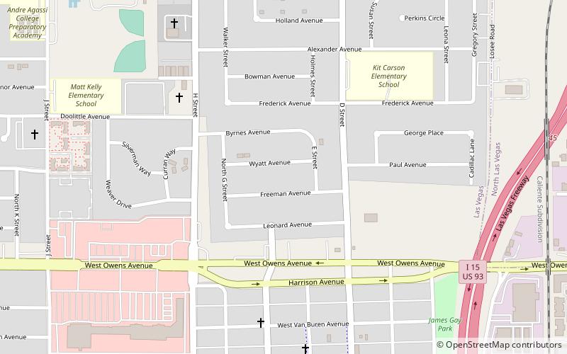 berkley square north las vegas location map