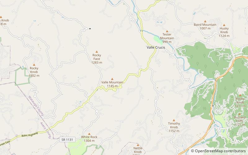 Valle Crucis Episcopal Mission location map