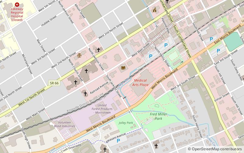 College Square Mall location map