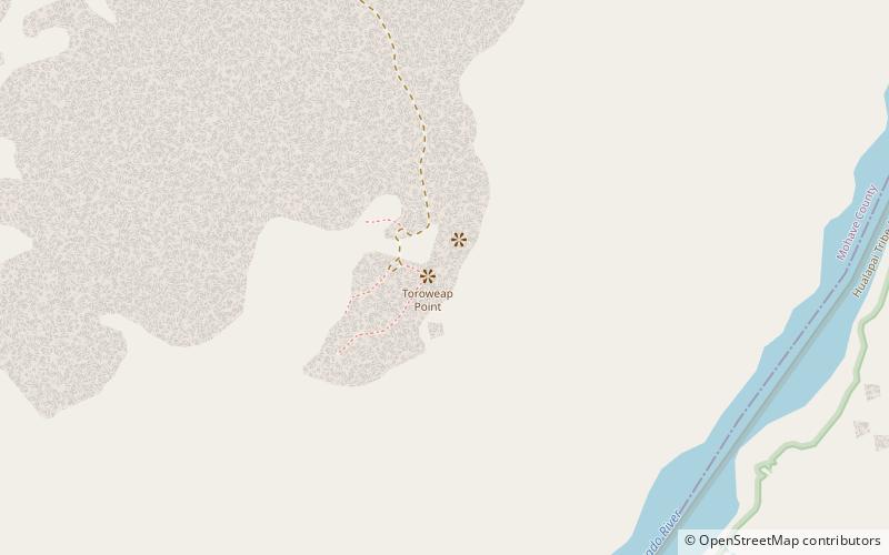 Toroweap Overlook location map