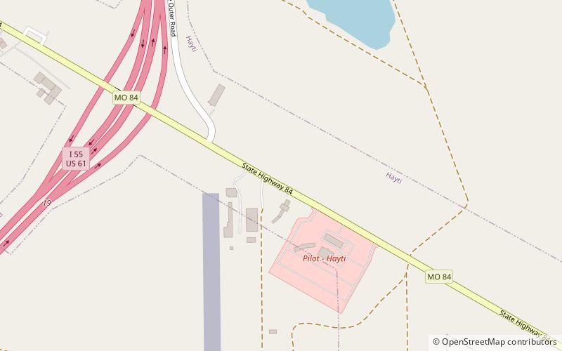 Hayti location map