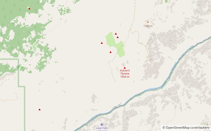 Lava Falls Trail location map
