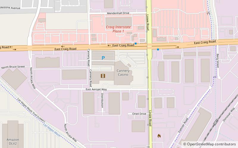Cannery Casino location map