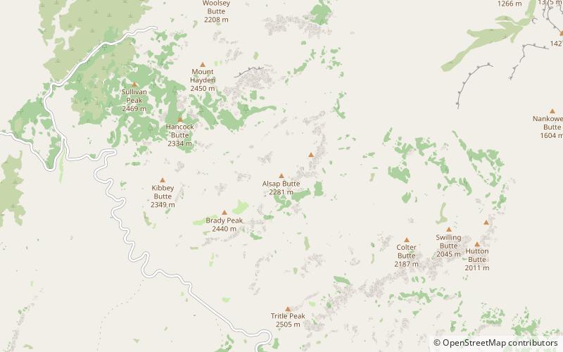Alsap Butte location map