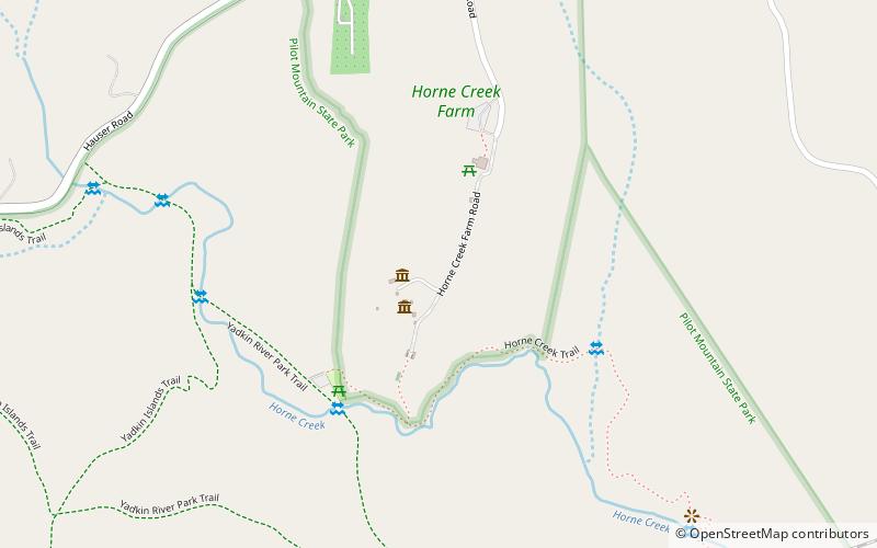 Horne Creek Living Historical Farm location map