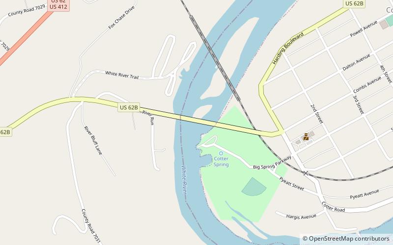 Cotter Bridge location map