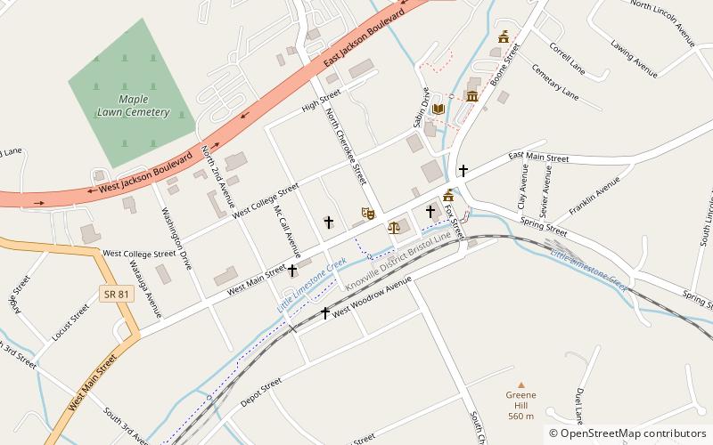 Chester Inn location map
