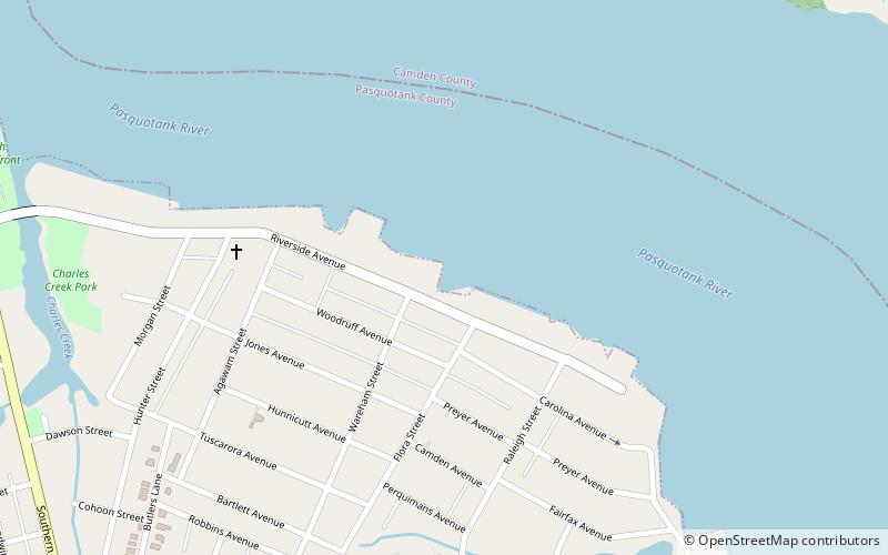 Riverside Historic District location map