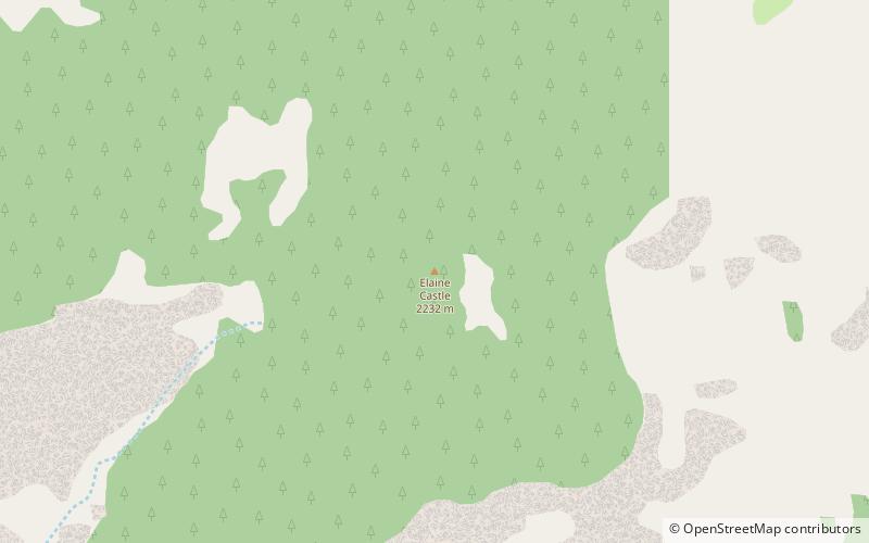 elaine castle park narodowy wielkiego kanionu location map