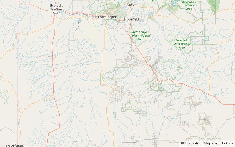 Bisti/De-Na-Zin Wilderness location map