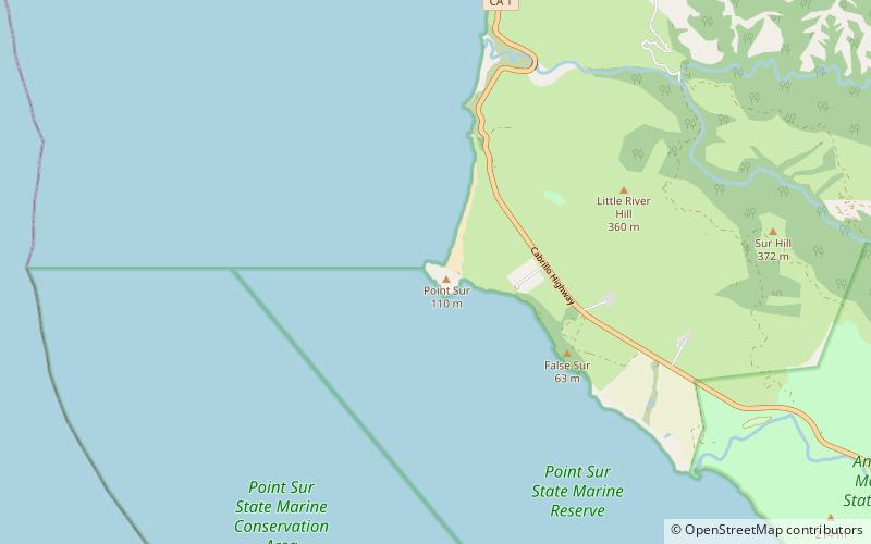 Point Sur Lighthouse location map