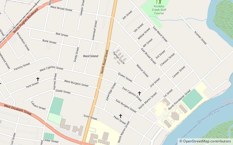 Northside Historic District location map