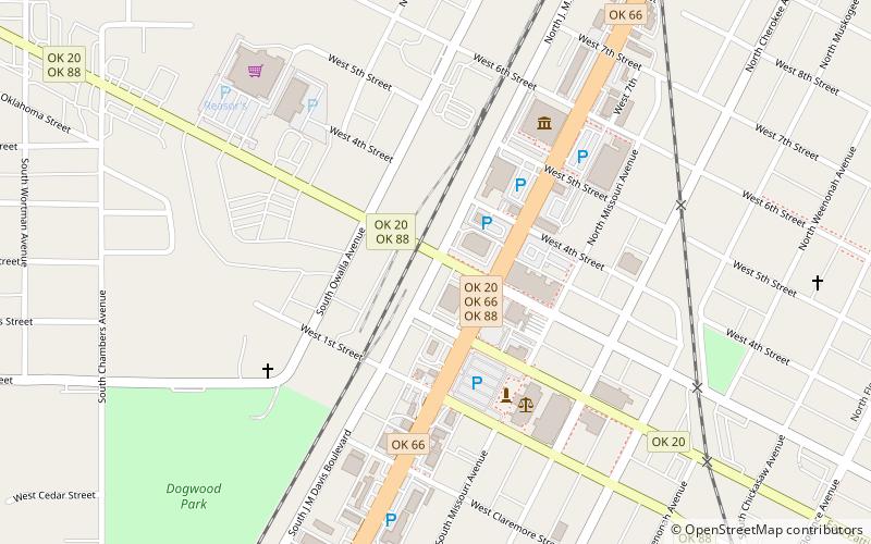 Claremore Auto Dealership location map