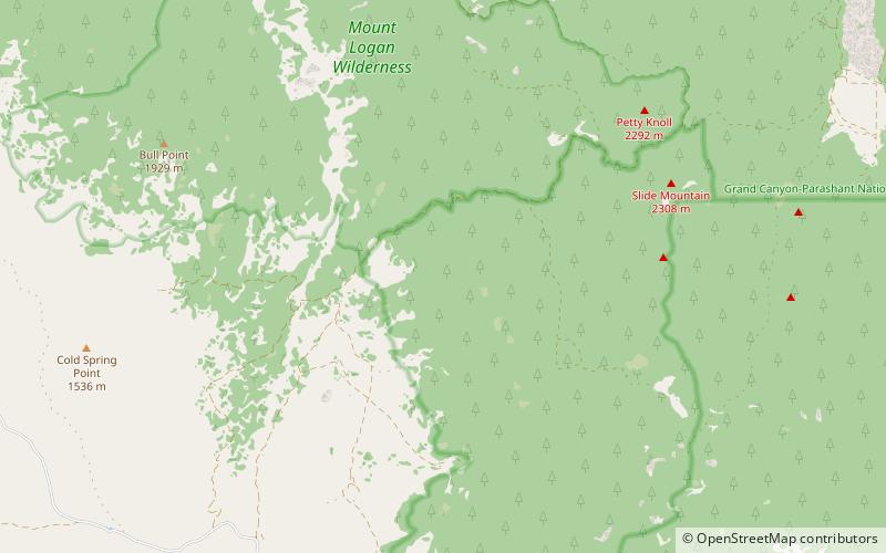 Mount Logan Wilderness location map